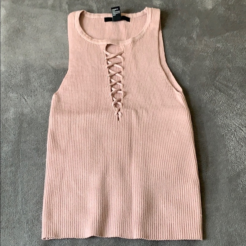 Light pink top